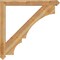 Ekena Millwork Balboa Arts & Crafts Rough Sawn Bracket, Western Red Cedar, 4"W x 46"D x 46"H BKT04X46X46BOA03RWR - alternate 4